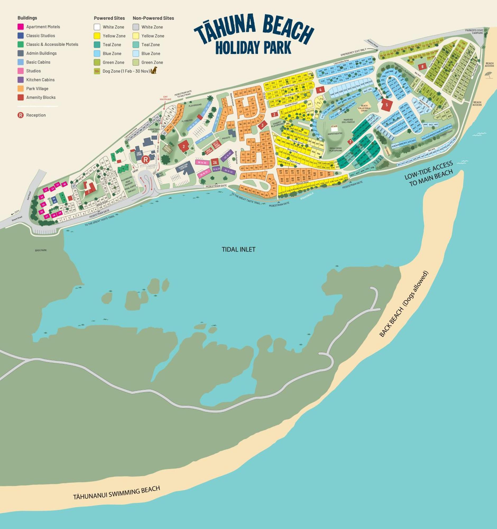 Tahuna Beach Holiday Park 넬슨 외부 사진